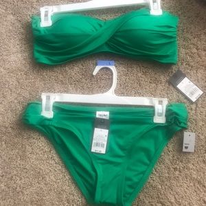 Mossimo 2 piece green bikini-New with Tags
